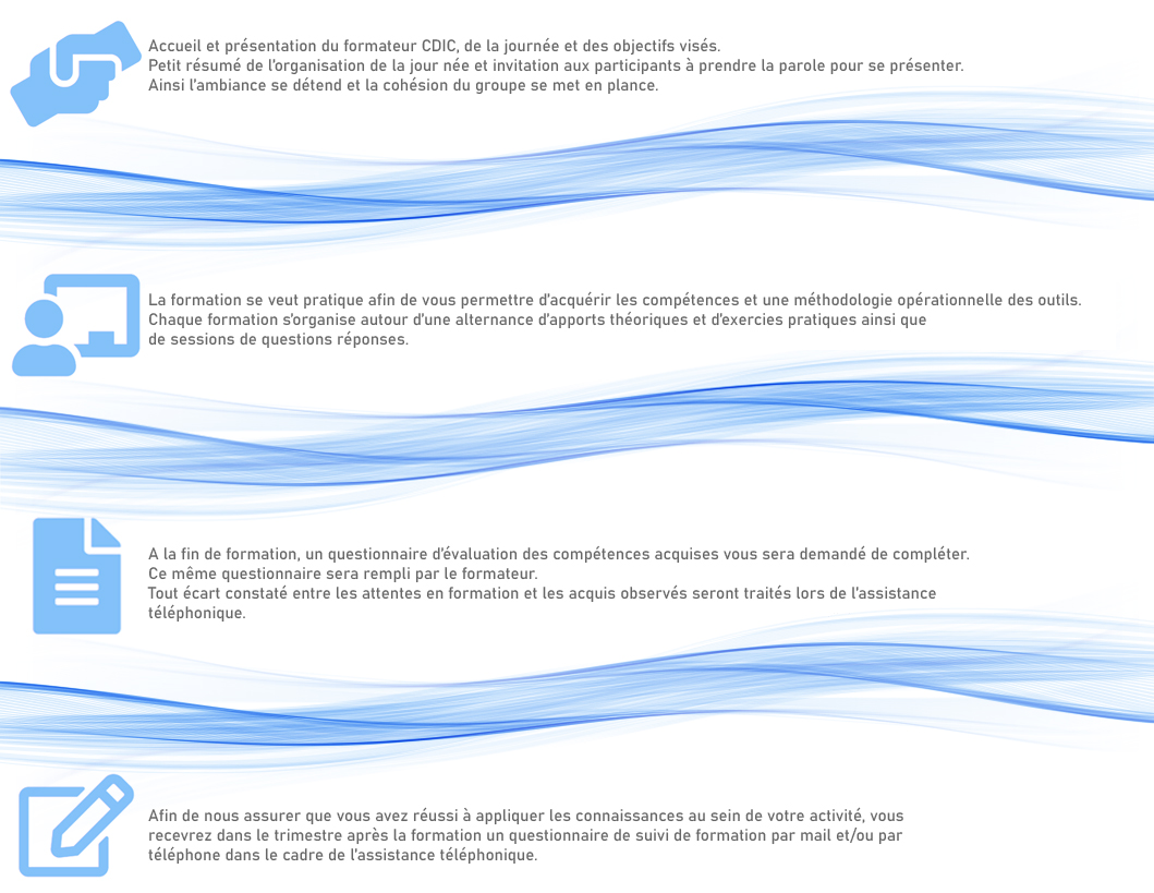 CDIC FORMATION ORGANISATION D'UNE JOURNEE DE FORMATION